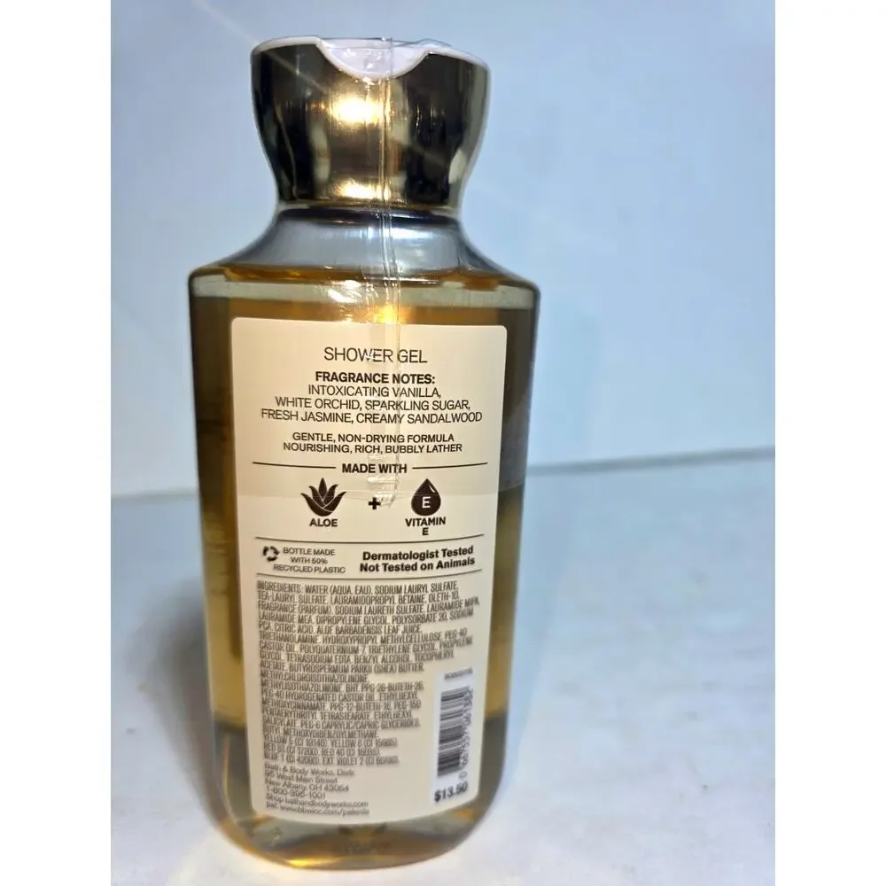 ALL NEW Bath & Body Works Warm Vanilla Sugar Shower Gel 10 oz SEALED